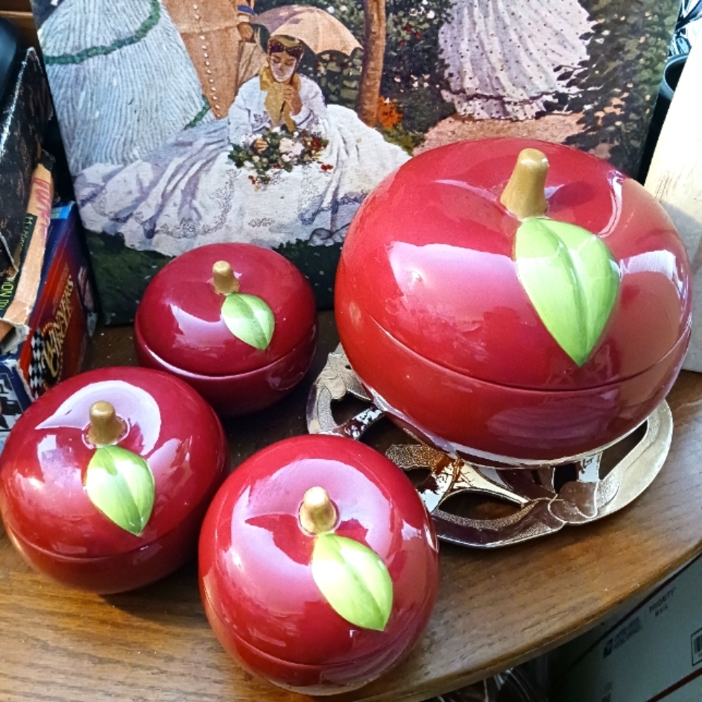 🍎RARE VINTAGE Apple  Fresh Temp-tations  Ovenware Serving Ware🍎Gift it. 🎁